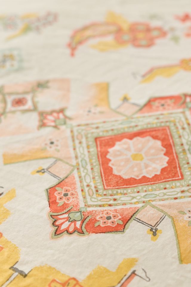 Ensemble de housse de couette à motif de tapis médaillon Acacia #2