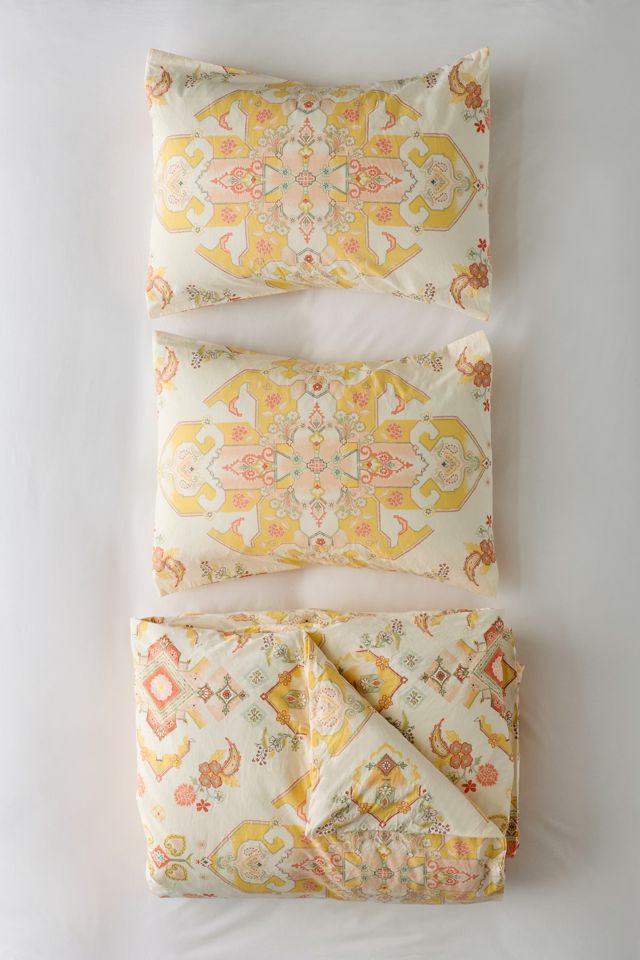 Ensemble de housse de couette à motif de tapis médaillon Acacia #4