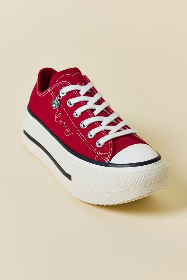 Converse Chuck Taylor All Star Lift Double Stack Platform Valentine's Day Sneakers #2