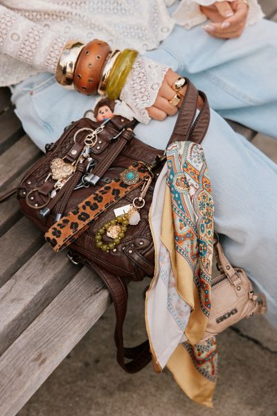 Bdg Mini Cindy Shoulder Bag In Brown, Women's At Urban Outfitters