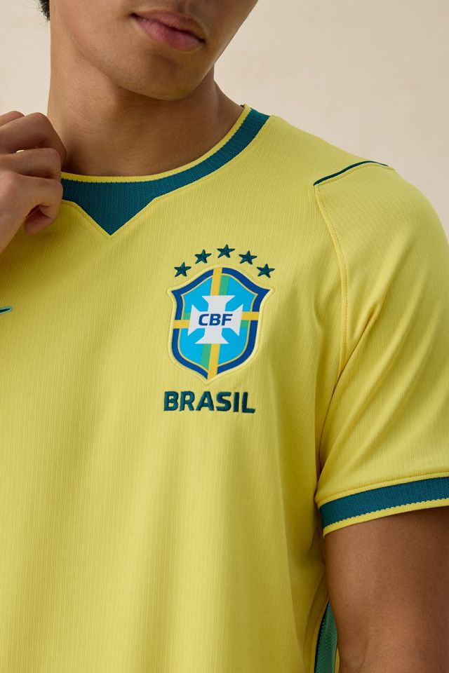 Nike Brazil 2026 Stadium Home Dri-FIT Soccer Replica Jersey #4