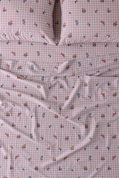 Curious Collage Breezy Cotton Percale Duvet Cover