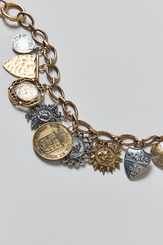 Bewitched Coin Mixed Metal Bag Chain #1