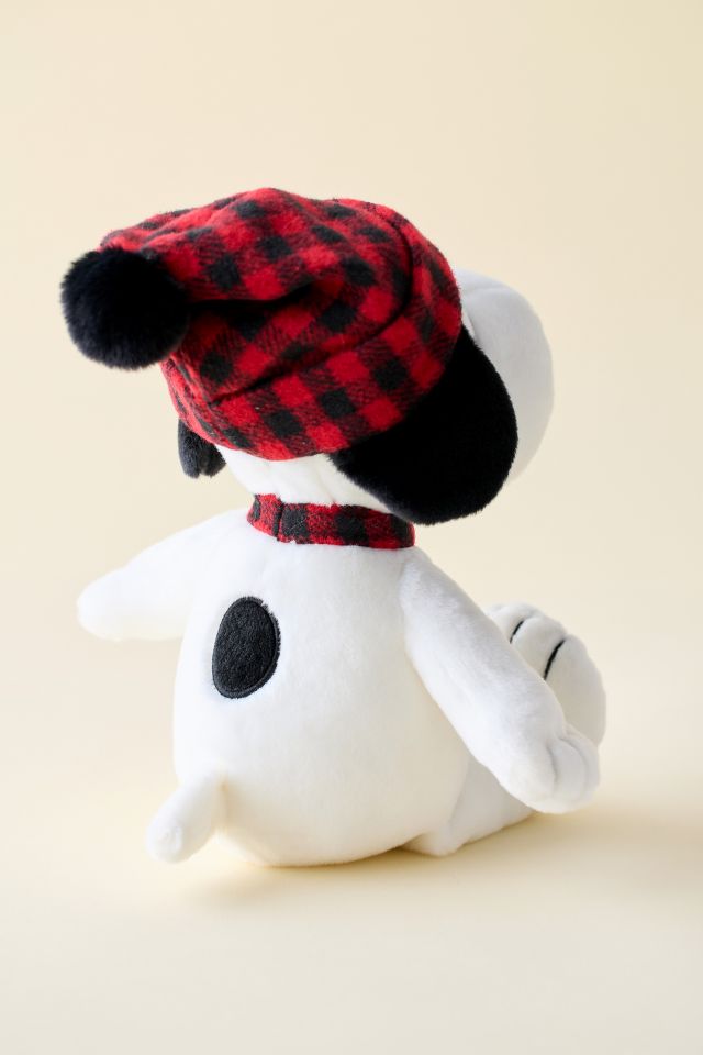 Peanuts Snoopy Winter Plaid Hat Plushie #2