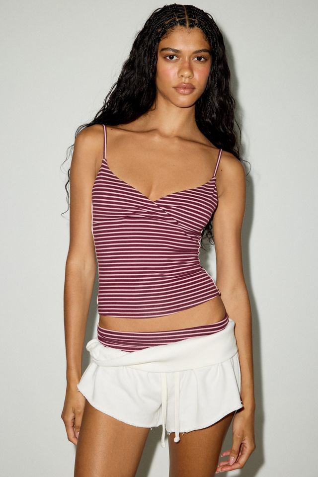 Out From Under Bec Plunging Surplice Cropped Cami #3