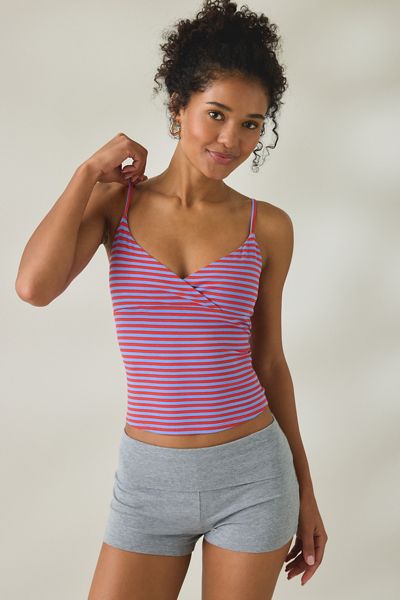 Out From Under Bec Plunging Surplice Cropped Cami