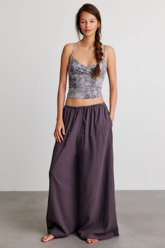 Out From Under Bec Plunging Surplice Cropped Cami #1