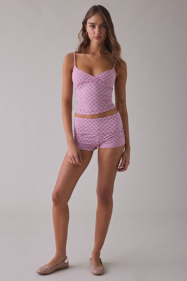 Out From Under Bec Plunging Surplice Cropped Cami #2