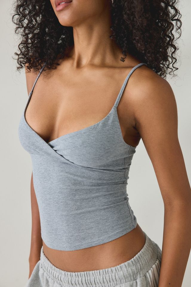 Out From Under Bec Plunging Surplice Cropped Cami #2