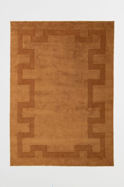 Revival Eveline Washable Wool Rug In Brown At Urban Outfitters