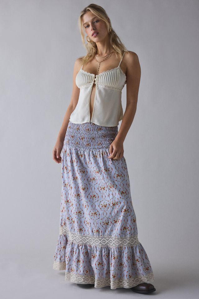 Kimchi Blue 2 For 1 Convertible Lace Trim Smocked Dress #1