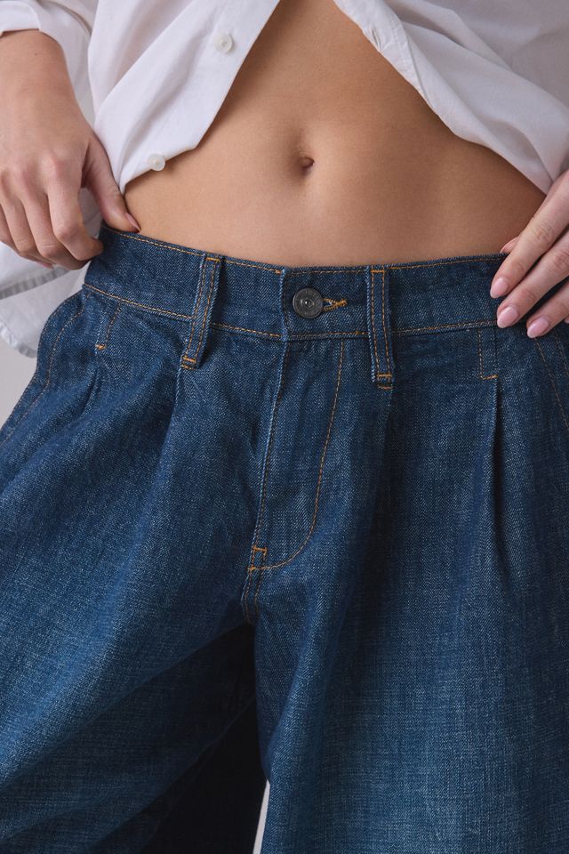 BDG Jax Cropped Pleated Cocoon Mid-Rise Jeans #3