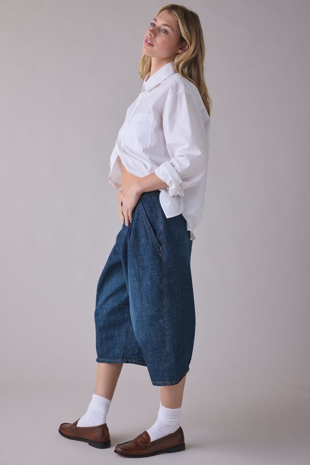 BDG Jax Cropped Pleated Cocoon Mid-Rise Jeans #4