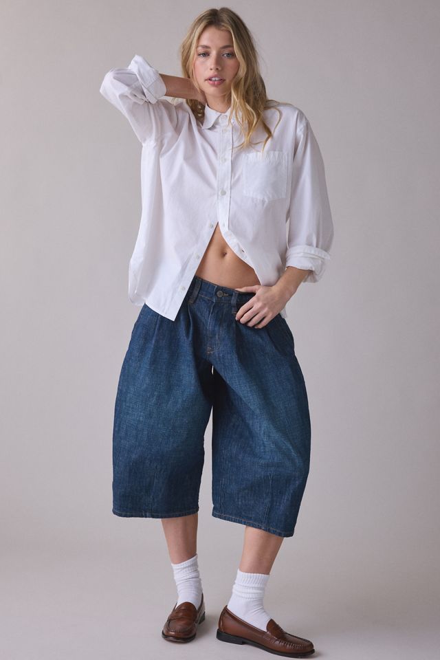 BDG Jax Cropped Pleated Cocoon Mid-Rise Jeans #5