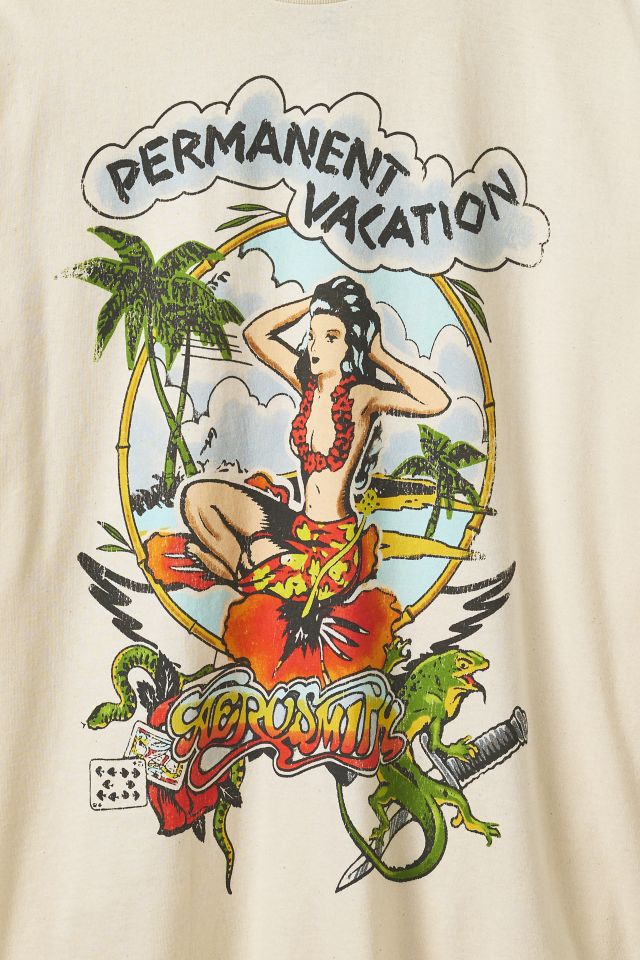 Aerosmith Permanent Vacation Graphic Tee #1