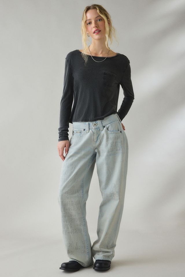 BDG Kayla Printed Low-Rise Jeans #2
