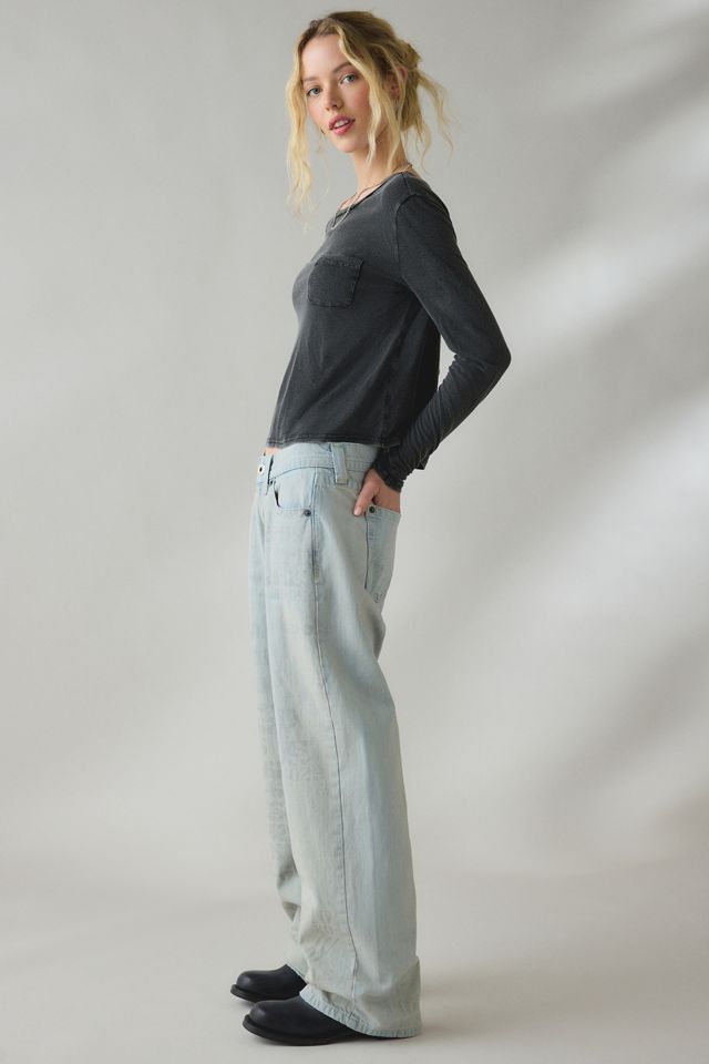 BDG Kayla Printed Low-Rise Jeans #3