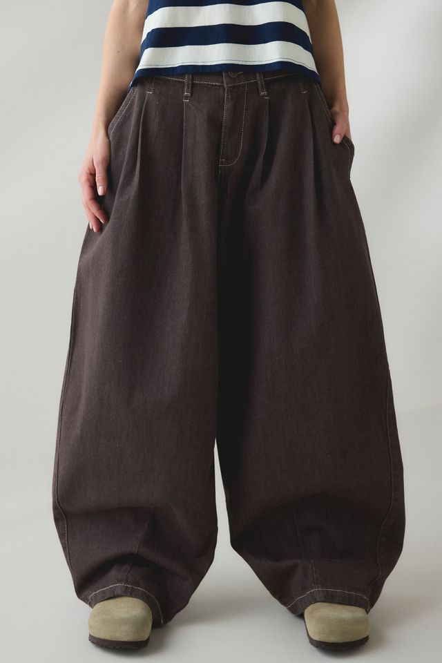 BDG Jax Pleated Cocoon Low-Rise Jeans #1
