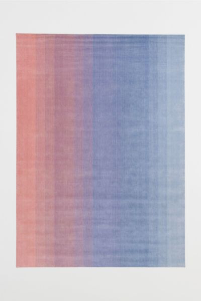 Revival Sunset Hand-loomed Wool Rug In Sky At Urban Outfitters