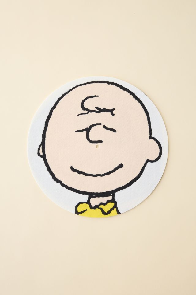 Peanuts Snoopy Charlie Brown Portraits Turntable Slipmat #1