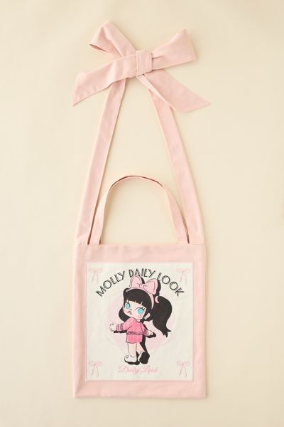 Pop Mart Molly Daily Look Series Shoulder Bag In Pink, Women's At Urban Outfitters In Pink