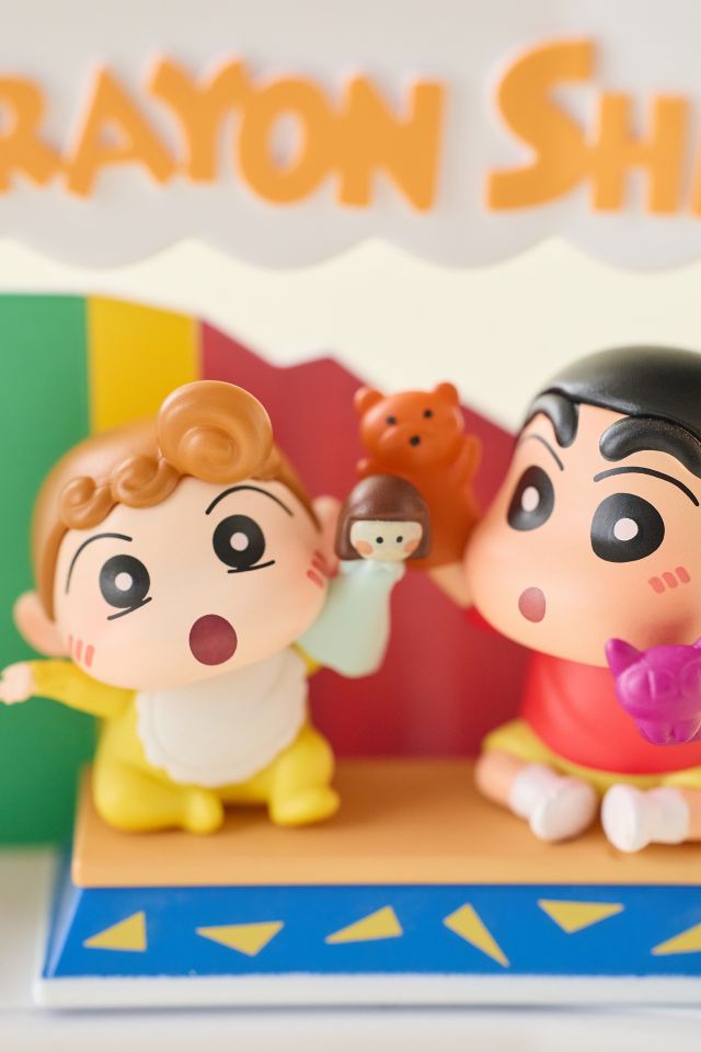 POP MART Crayon Shinchan Life Theatre Series Blind Box Scene Set #3