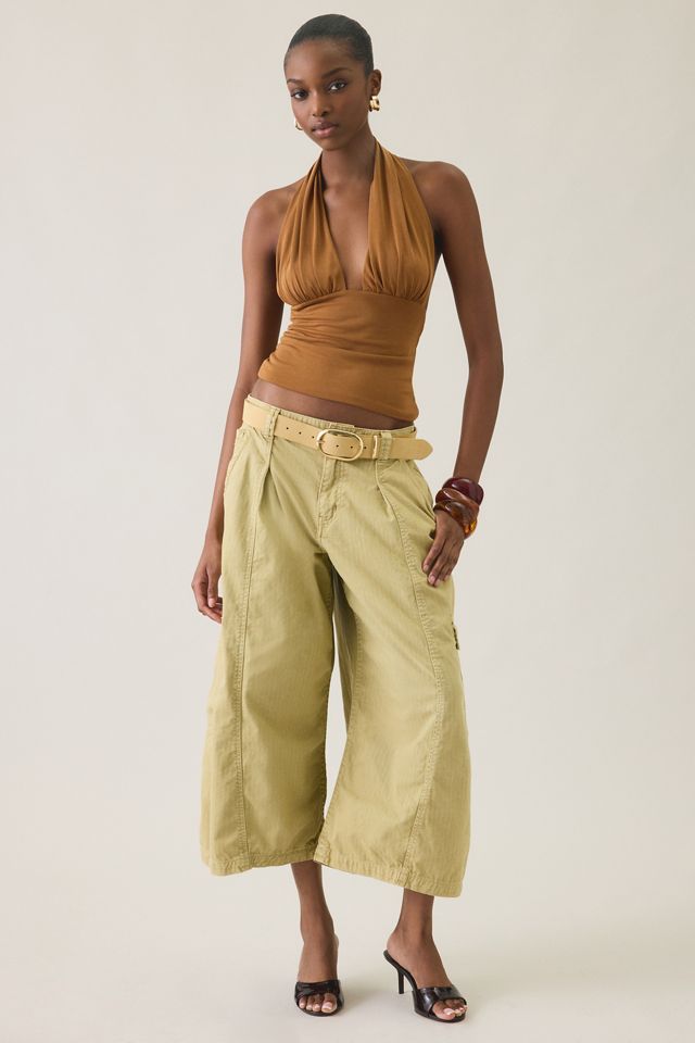 UO Party For You Jersey Knit Plunging Halter Top #1