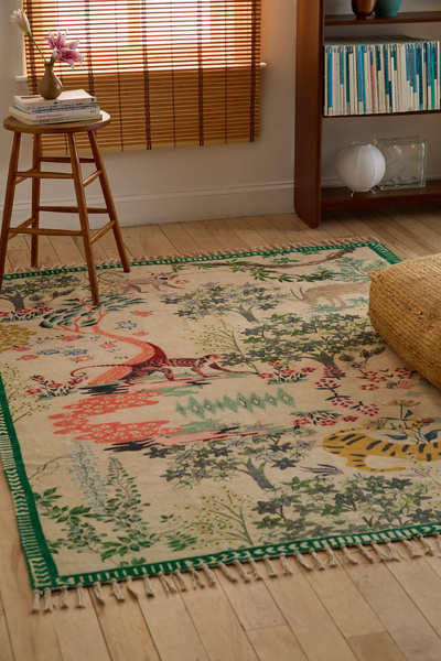 In The Jungle Digital Printed Chenille Rug