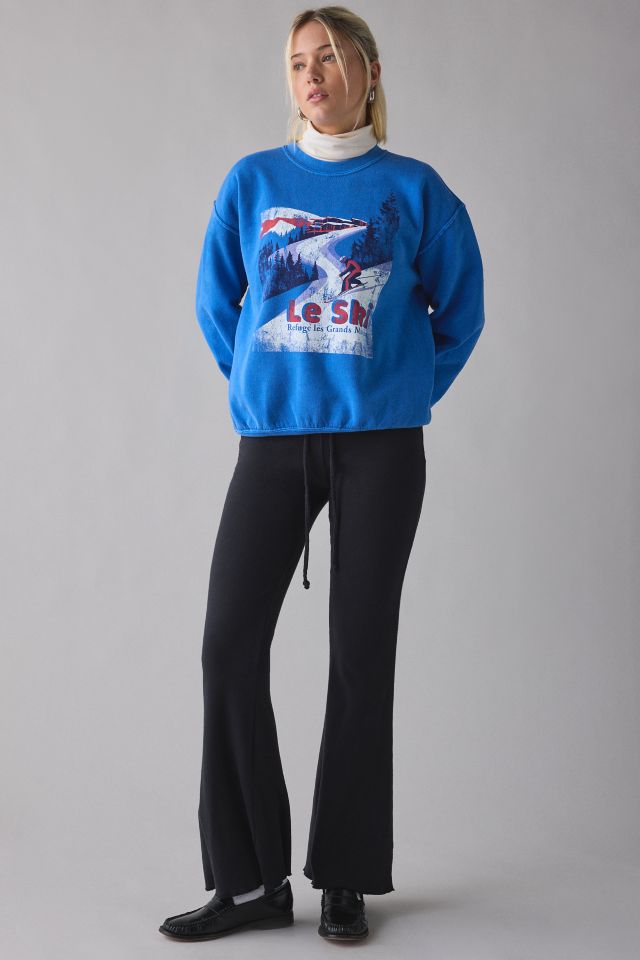 Le Ski Refuge Les Grands Mulets Graphic Crew Neck Pullover #2