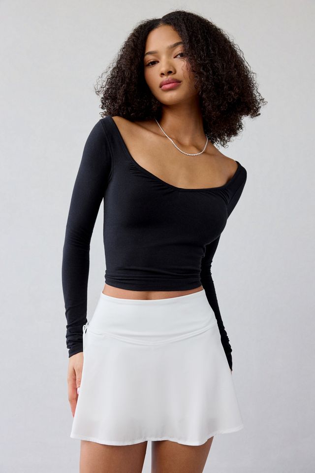 Out From Under Studio Woven Wrap Mini Skort #1