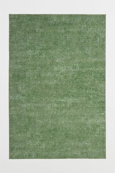 Revival Pixel Washable Rug In Green At Urban Outfitters