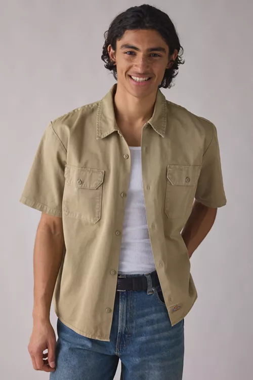 Dickies Worn In Lightweight Short Sleeve Shirt