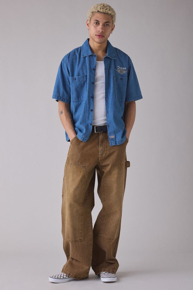 Chemise boutonnée de mécanicien avec écusson logo Dickies X Harley Davidson #3