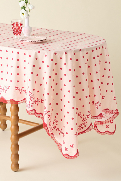 For Love & Lemons UO Exclusive Polka Dot Tablecloth