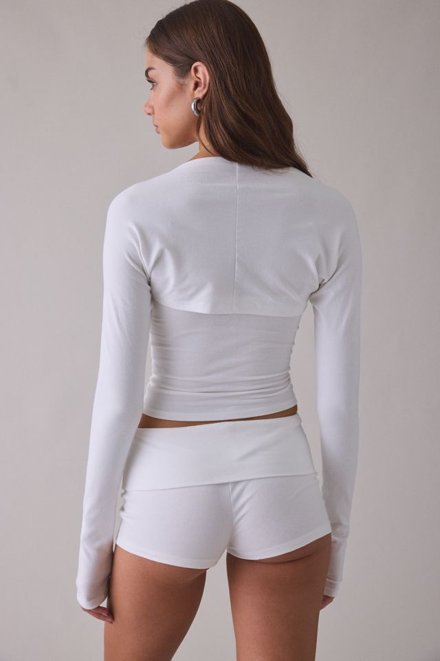 Out From Under Bec Ballet Long Sleeve Shrug Top #2