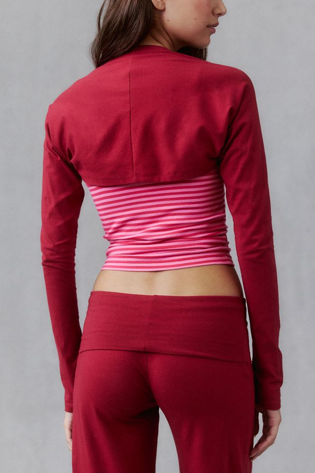 Out From Under Bec Ballet Long Sleeve Shrug Top #3