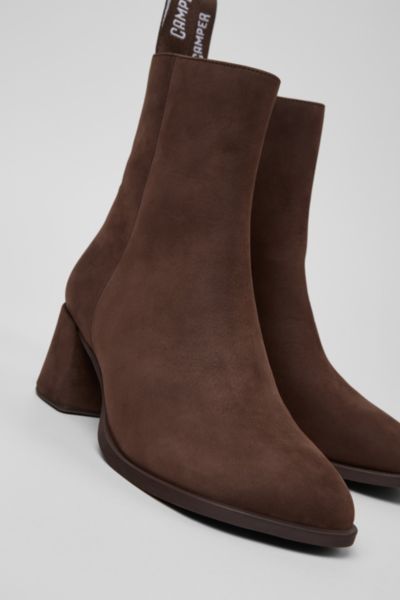 Camper Kora Square Toe Boot In Gold