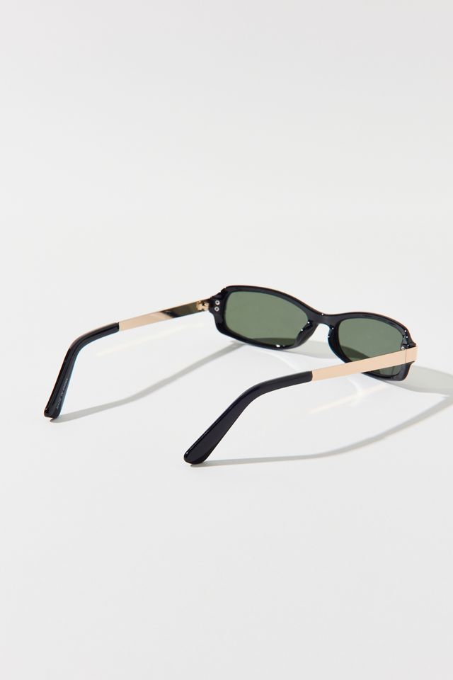 Trina Slim Rectangle Sunglasses #3