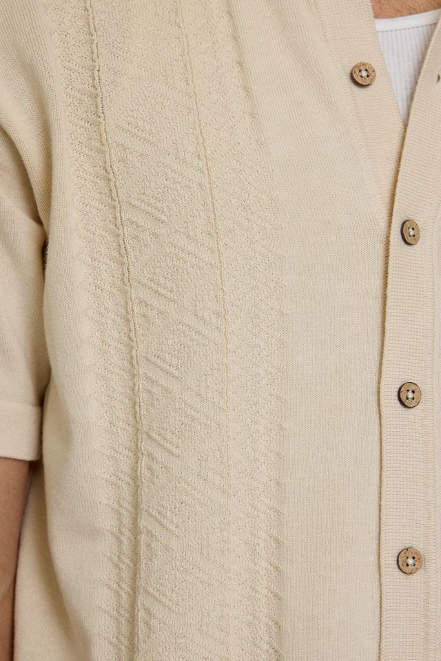 The Critical Slide Society Trader Knit Short Sleeve Polo Sweater #3