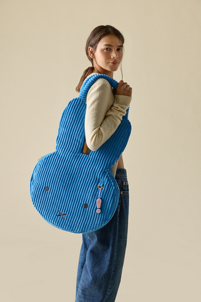 Whatever! Makes You Happy Miffy Oversized Corduroy Tote Bag