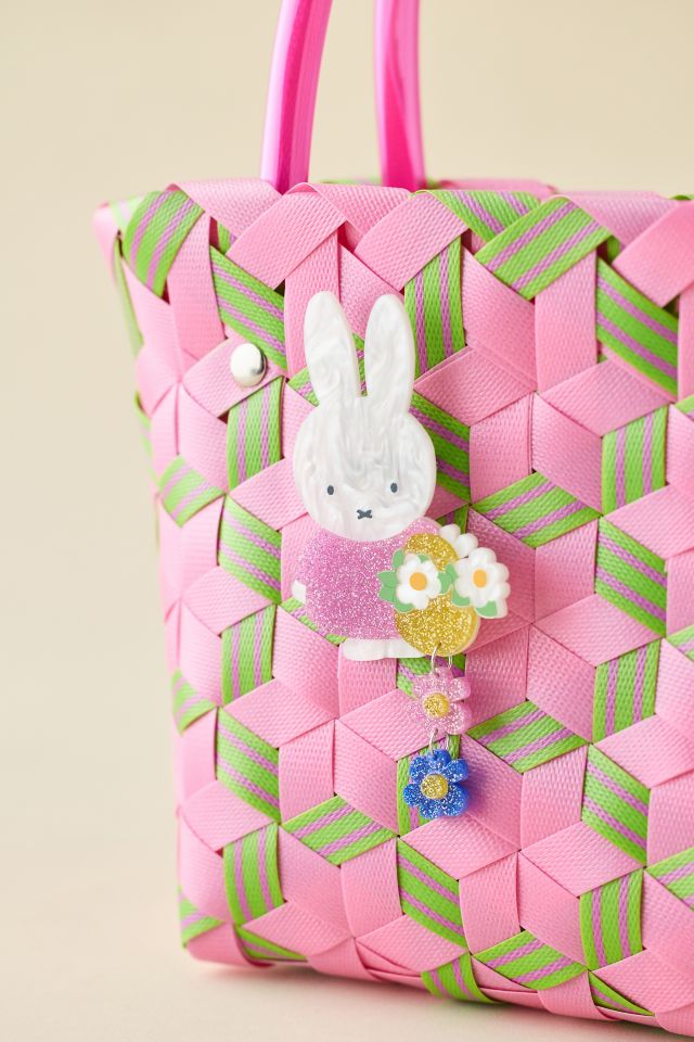 Miffy Whatever! Makes You Happy Flower Dangles Acrylic Collectible Pin #1
