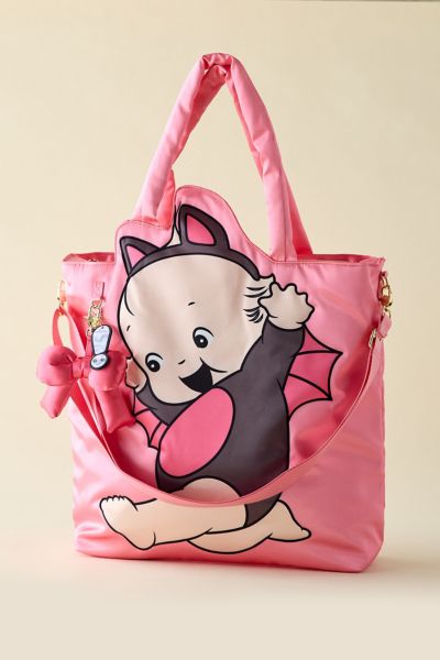 Whatever! Makes You Happy Kewpie Puffy Tote Bag