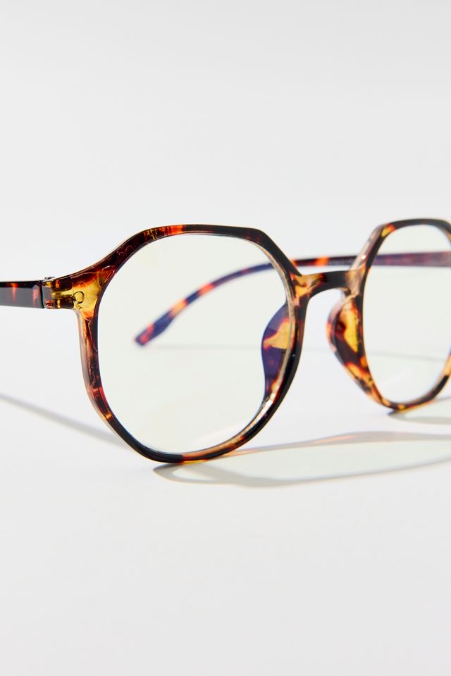 Denny Round Blue Light Glasses #1