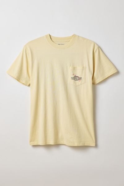 Parks Project Hawaii Graphic Pocket Tee In Cream, Men's At Urban Outfitters In Yellow