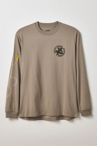 Parks Project Dark Sky Long Sleeve Tee In Beige, Men's At Urban Outfitters In Neutral