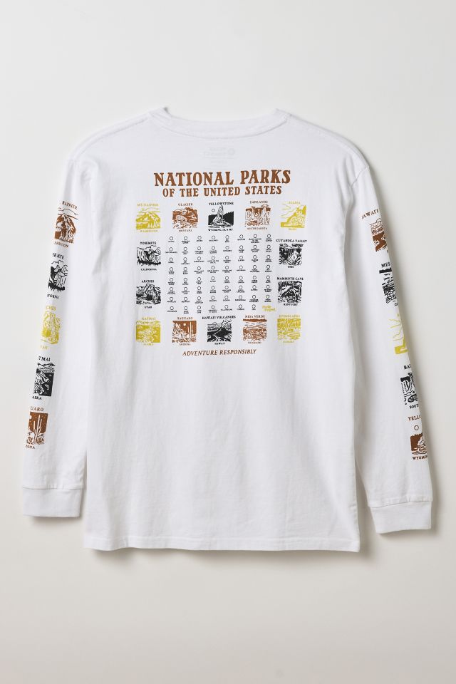 Parks Project Checklist Graphic Long Sleeve Tee #1