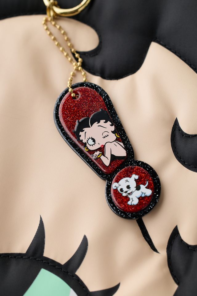 Whatever! Makes You Happy Betty Boop Padded Nylon Head Tote Bag