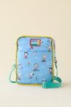 Whatever! Makes You Happy Peanuts Color Block Denim & Canvas Reversible Bag