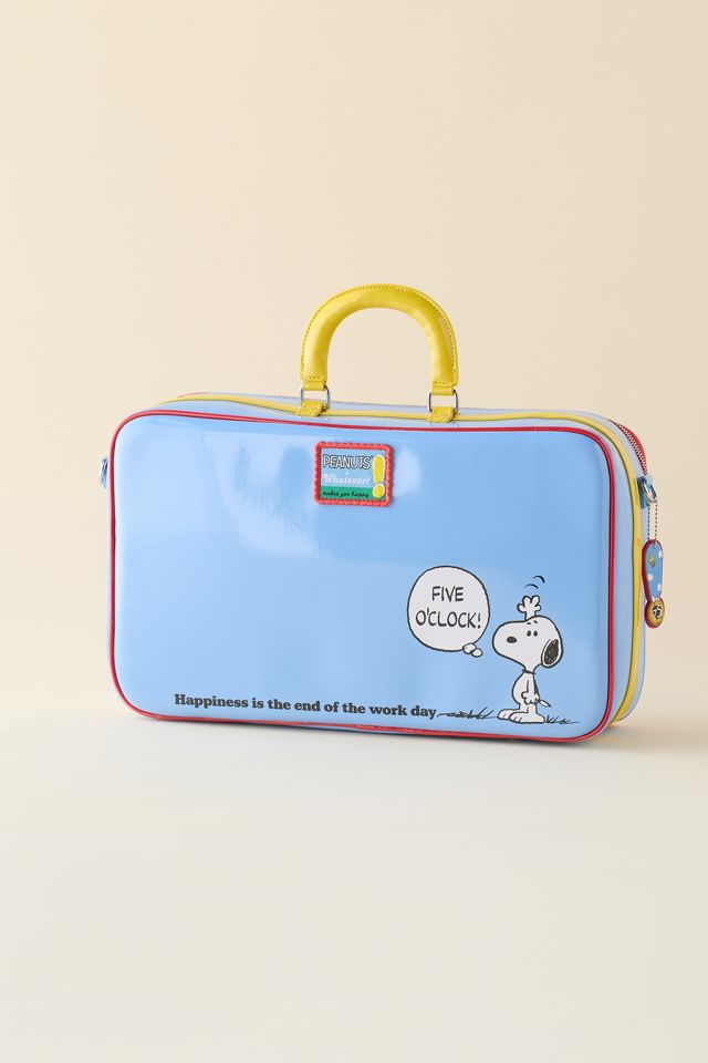 Whatever! Makes You Happy Peanuts Out To Lunch Laptop Bag #4