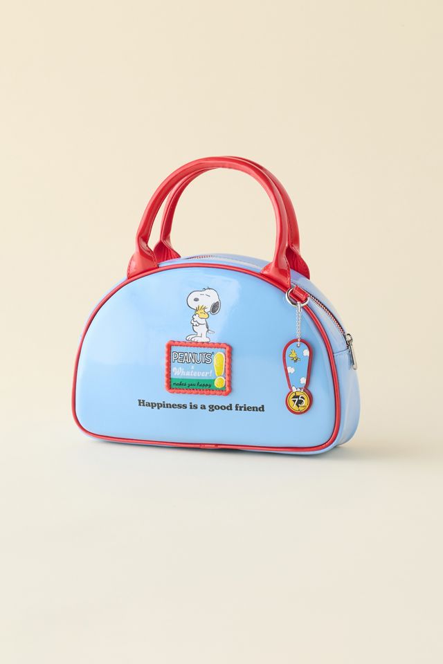 Whatever! Makes You Happy Peanuts Snoopy Happiness Is A Good Friend Bowler Crossbody Bag #1